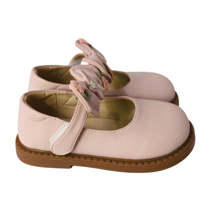 “Sweet Star Embroidered Mary Jane Shoes Pink|452-A-PNK
