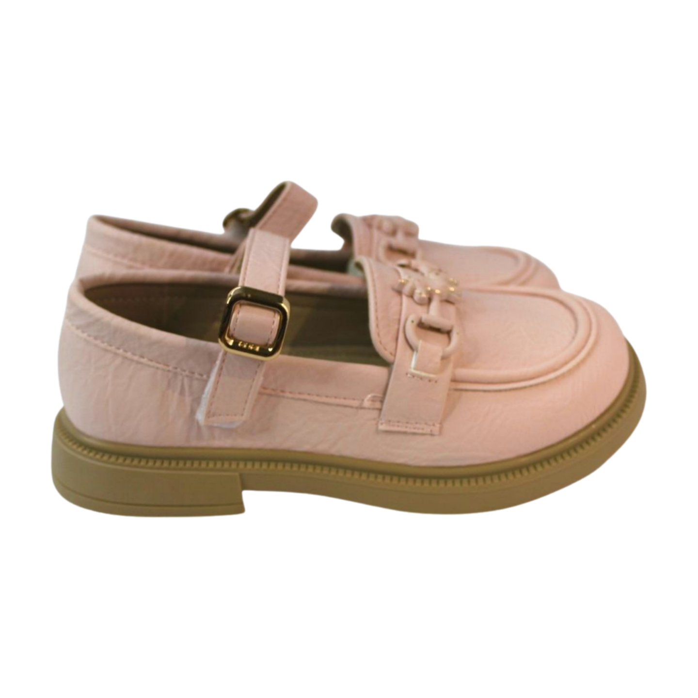 ” Pink Horsebit Chunky Loafers”|523-C-PINK