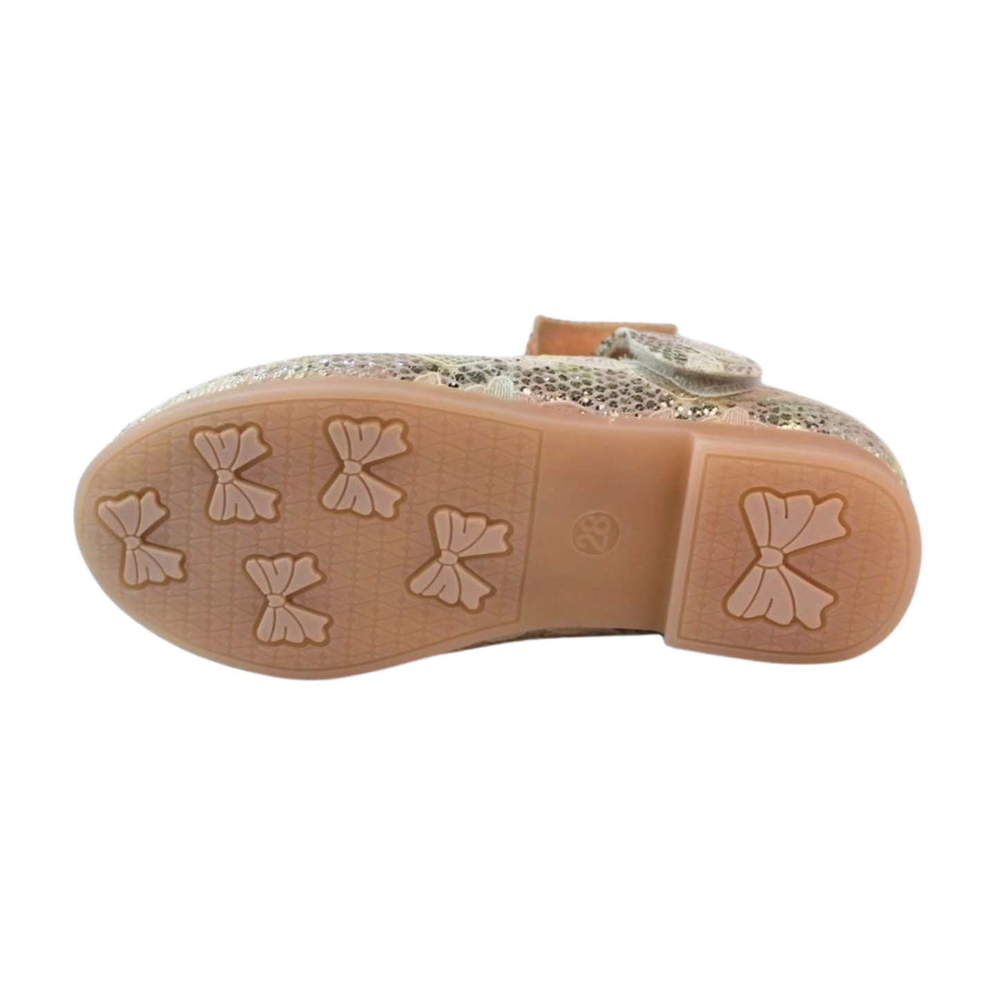 “Pink Crystal Bow Flats|ML-367-B-PNK