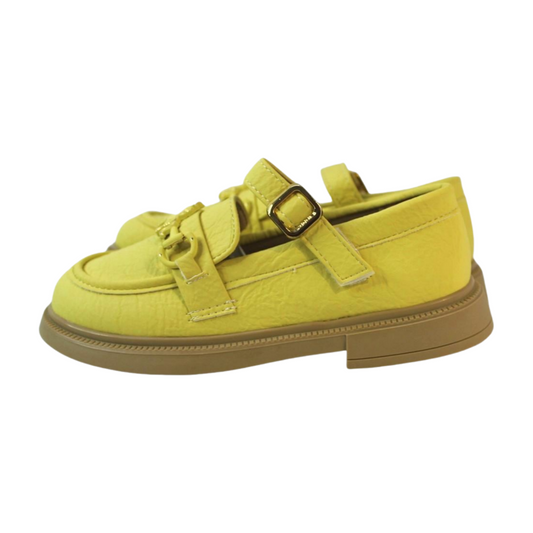 Yellow Horsebit Chunky Loafers|523 yellow
