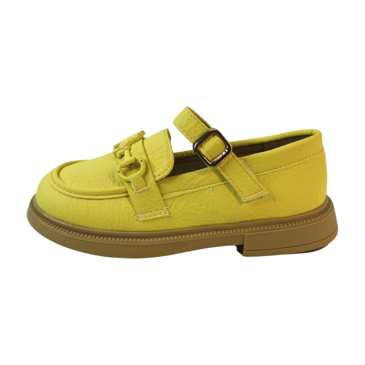 Yellow Horsebit Chunky Loafers|523 yellow