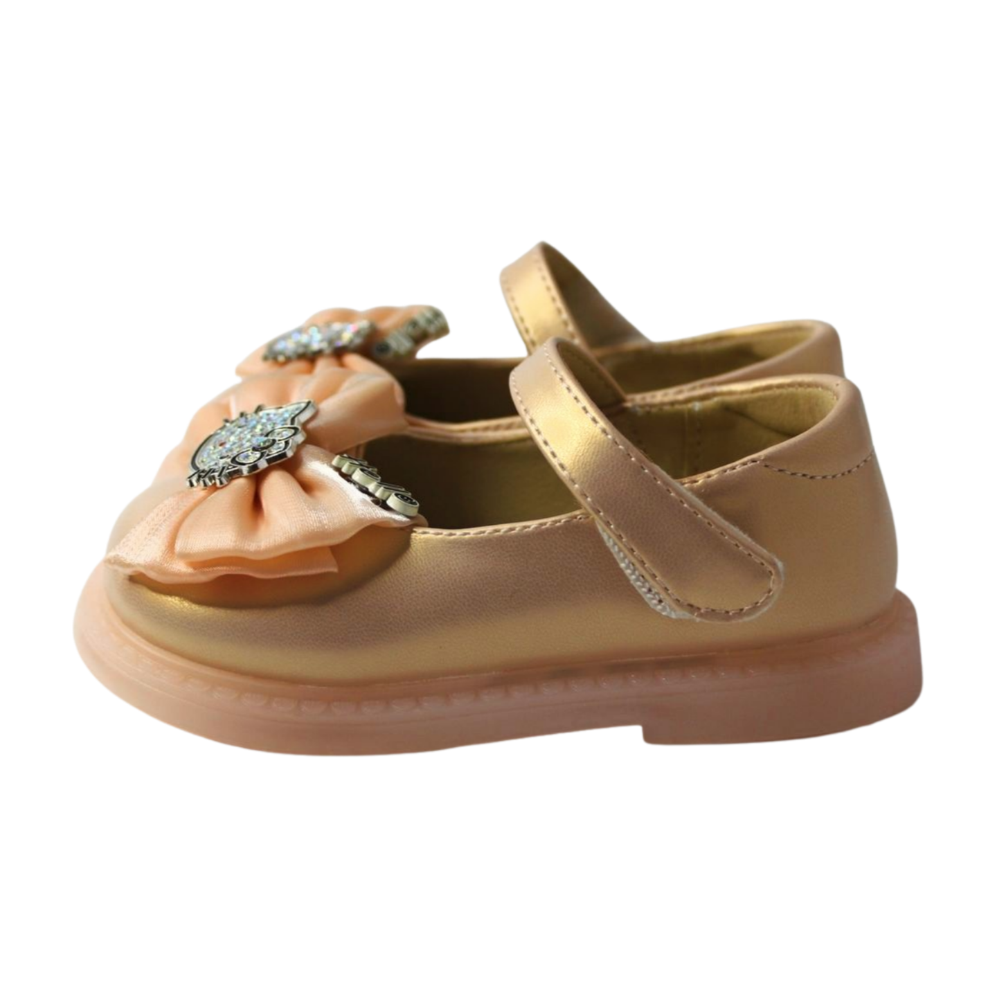 Princess Kitty Light-Up Mary Janes Pink | Easy Velcro |ML-453-A-pink