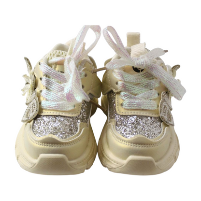 LOVE Sparkle Chunky Sneakers |2188-BIEGE