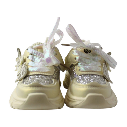 LOVE Sparkle Chunky Sneakers |2188-BIEGE