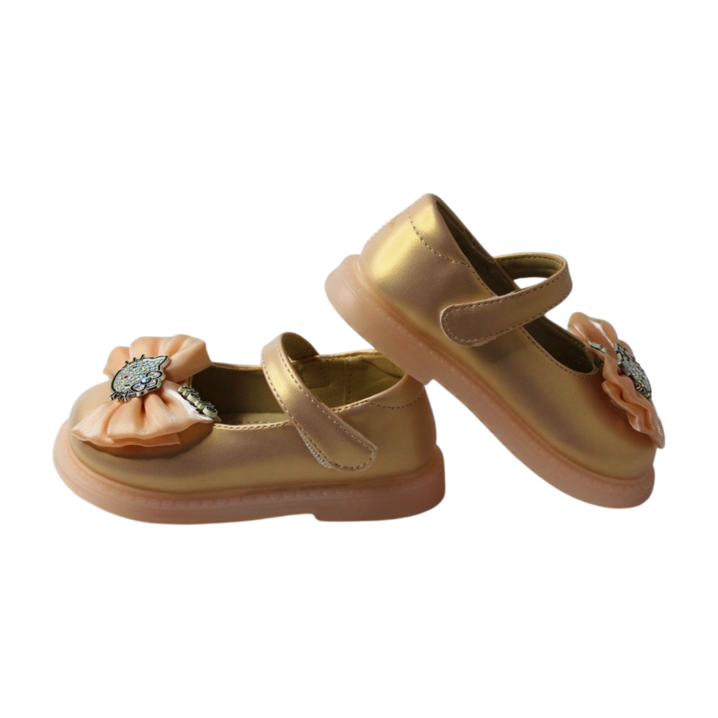 Princess Kitty Light-Up Mary Janes Pink | Easy Velcro |ML-453-A-pink