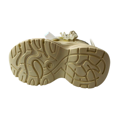 LOVE Sparkle Chunky Sneakers |2188-BIEGE