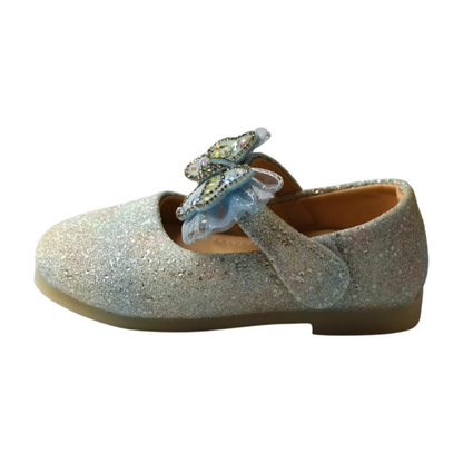 “Iridescent Blue Glitter Mary Janes |ML-310-BLU