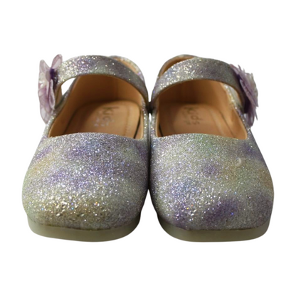 Purple Dream Glitter Flower Shoes |ML-311-C-purpl
