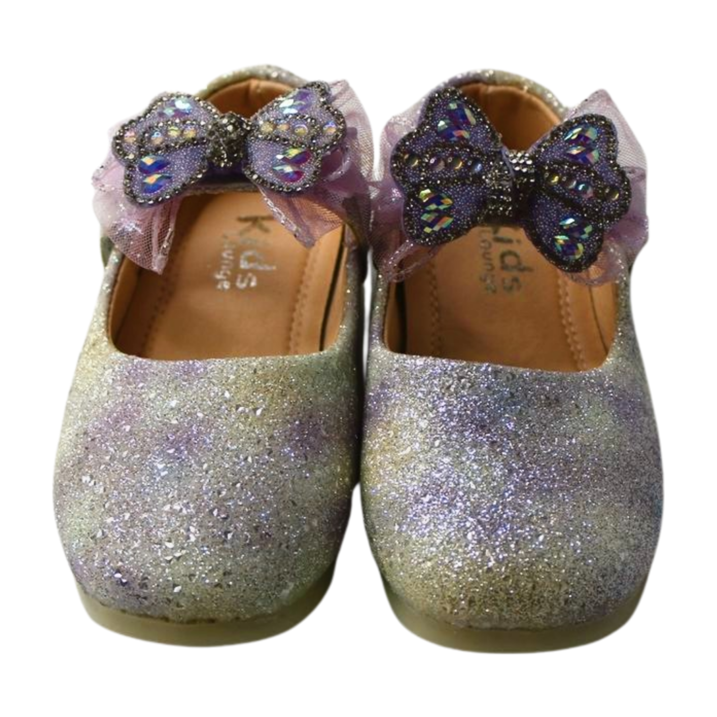 Iridescent Purple Glitter Mary Janes |ML-310-B-PRPL
