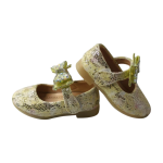 Gold Crystal Bow Flats| Easy Velcro - Image 5