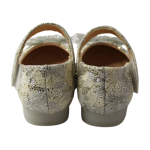 Ivory Lace Flower Mary Janes | Easy Velcro - Image 4