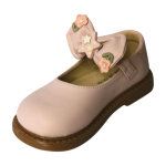 "Sweet Star Embroidered Mary Jane Shoes Pink | Easy Velcro" - Image 4